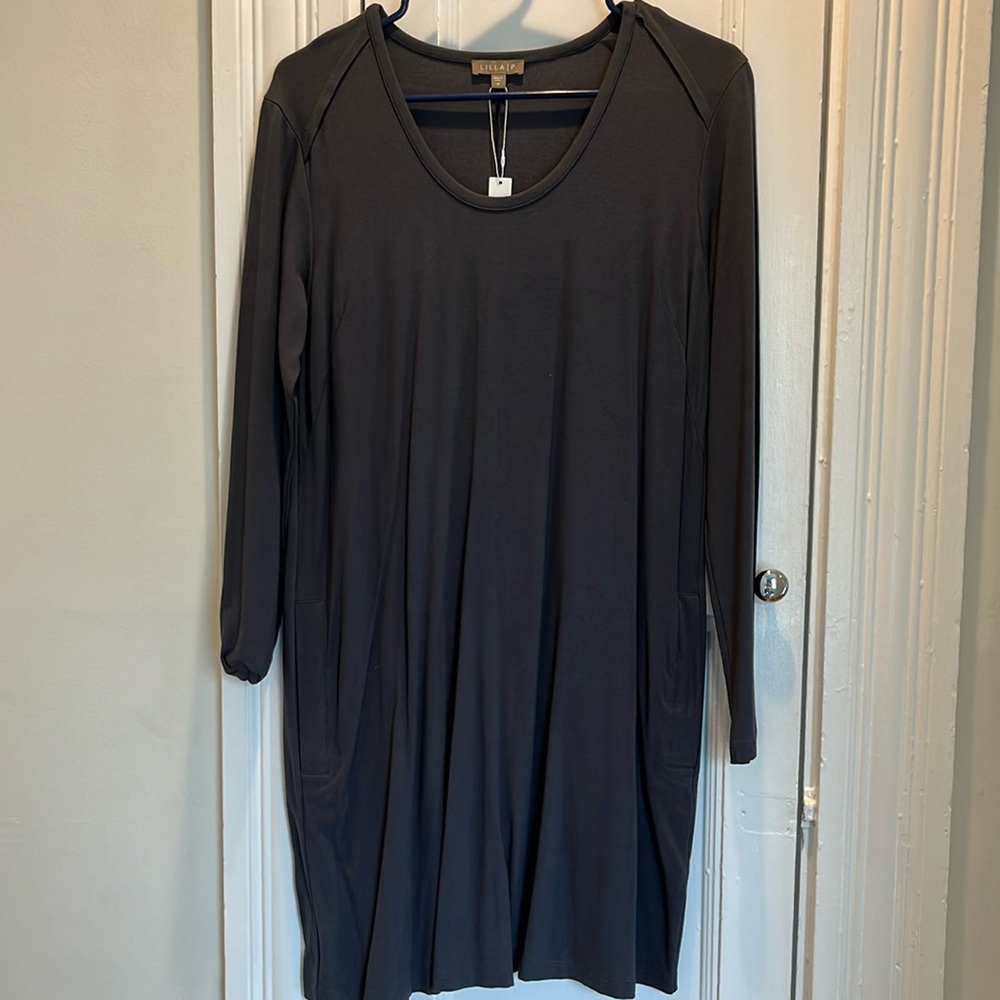 Lilla P pocket shift dress